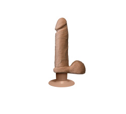 The Vibro Realistic Cock UR3 Vibrator 6 Inch- Tan 